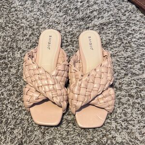 Bamboo Women's Braided Mules - Blush
